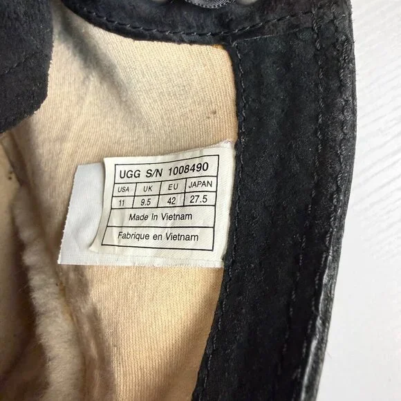 UGG Blaney Crystal High Top Leather Sneakers S/N 1008490 - Picture 10 of 12